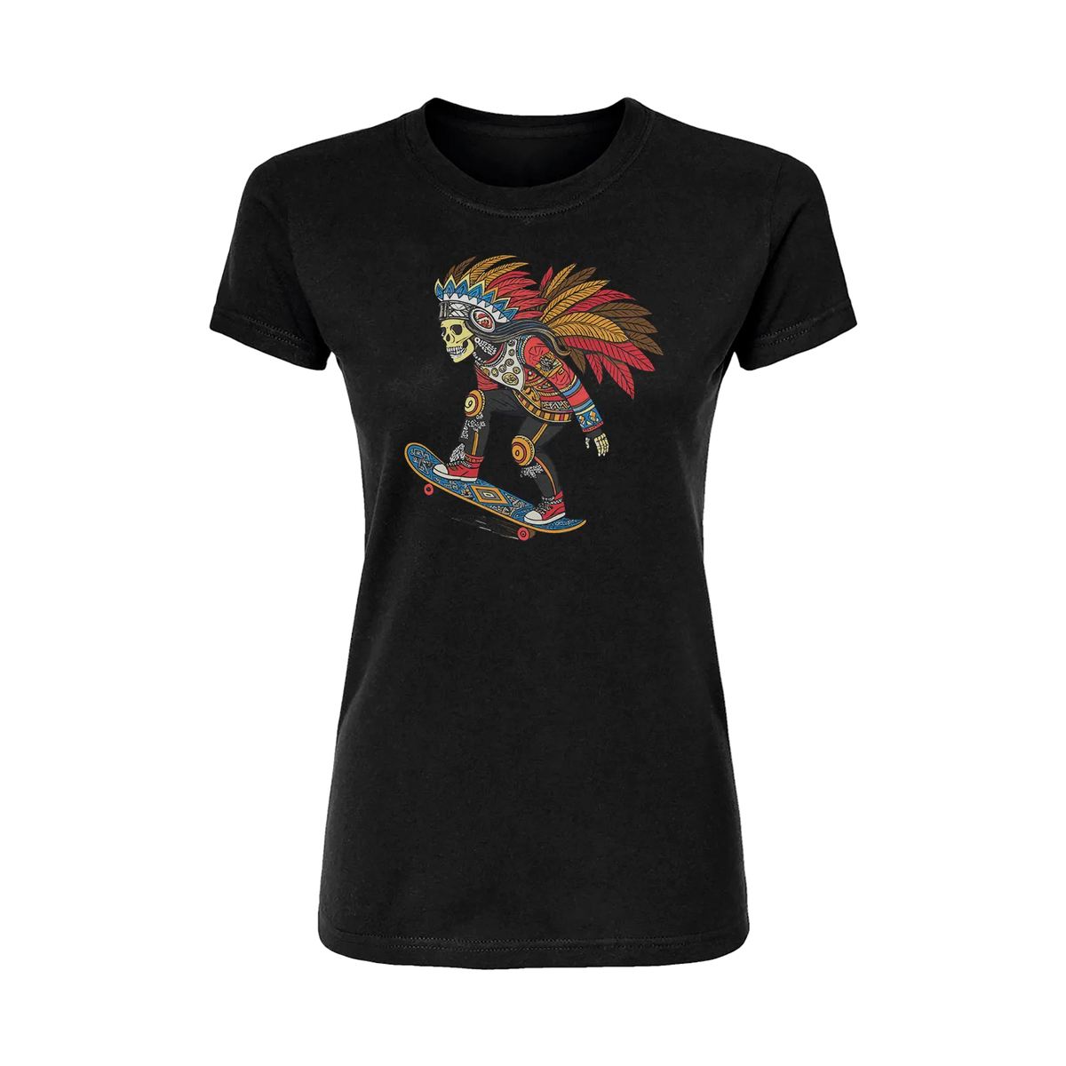 Maya Jaguar God Short Sleeve Women's T-Shirt