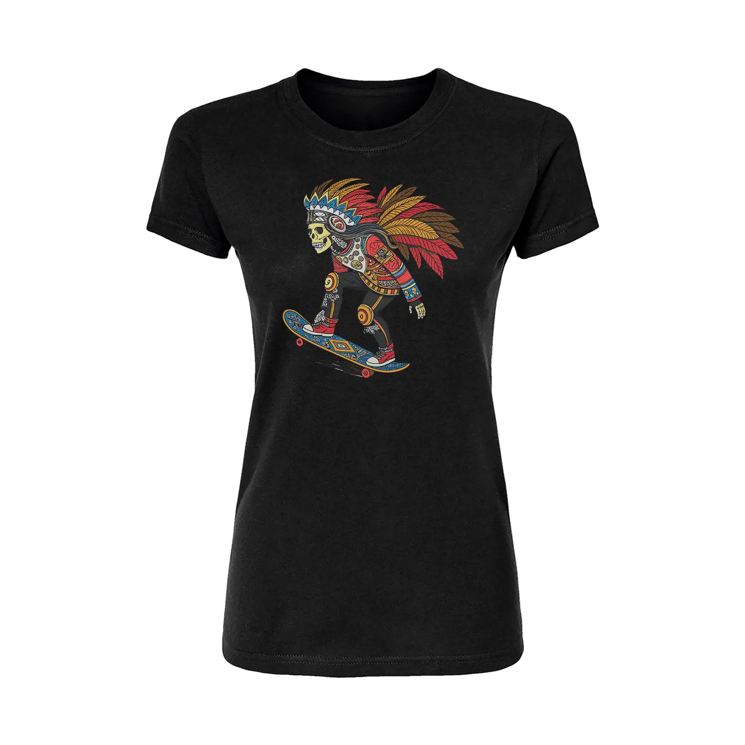Maya Jaguar God Short Sleeve Women's T-Shirt