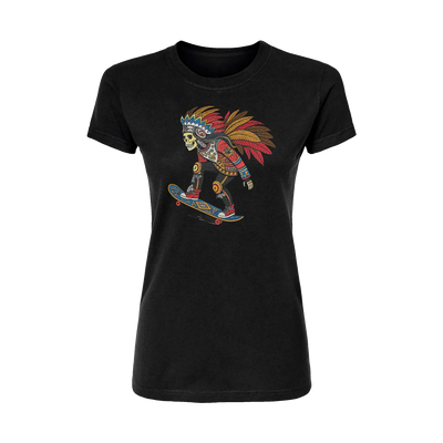 Maya Jaguar God Short Sleeve Women's T-Shirt