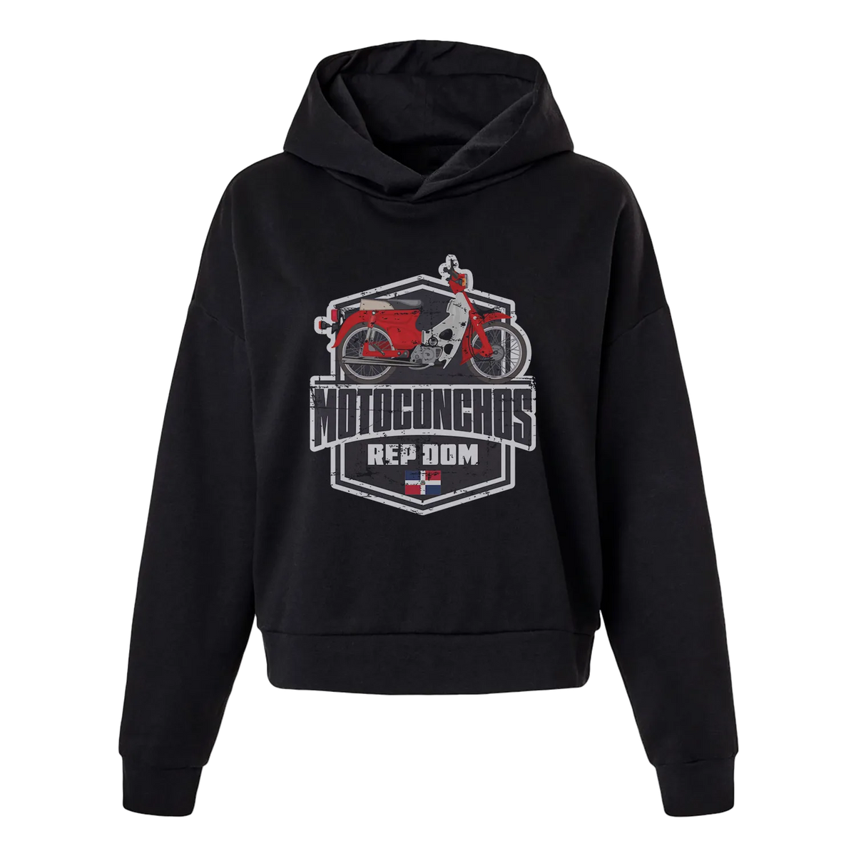 Sudadera con capucha para mujer "Propiedad de República Dominicana"