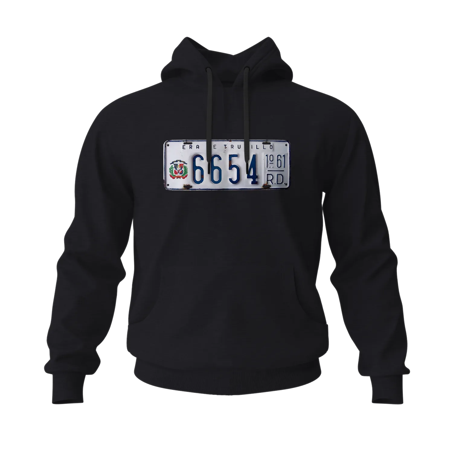 Old R. Trujillo Car Plate Hoodie