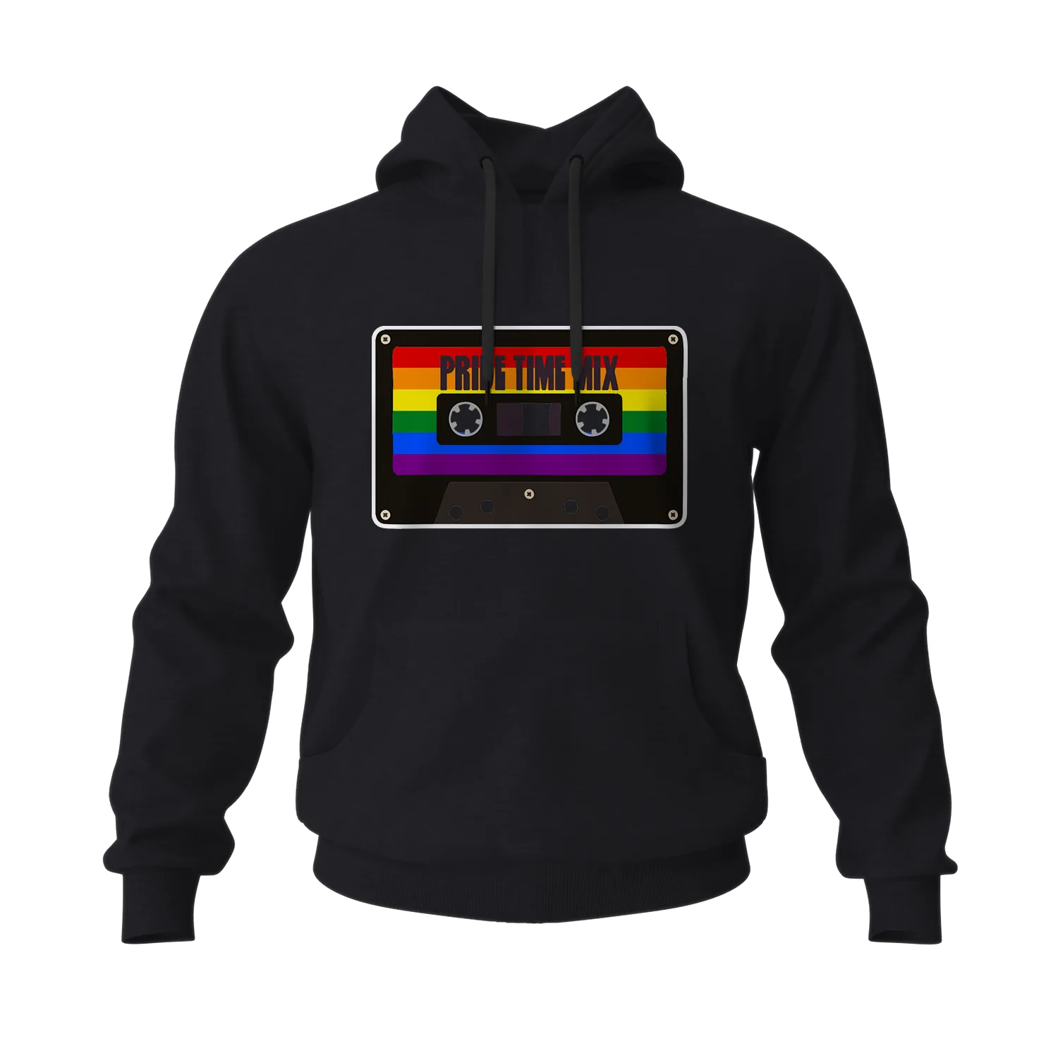 Pride Time Mix LGBTQ Men's Hoodies