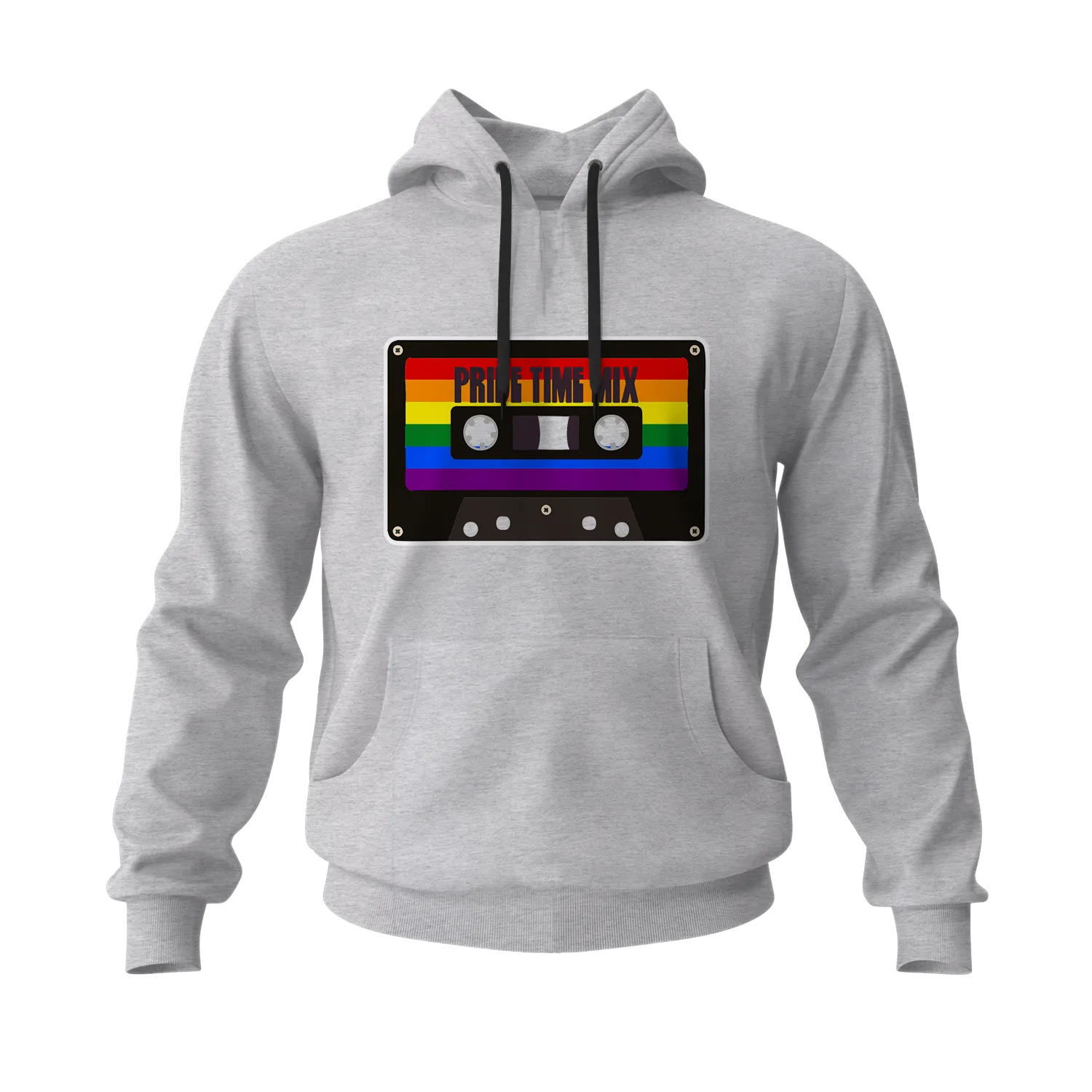 Pride Time Mix LGBTQ Men's Hoodies