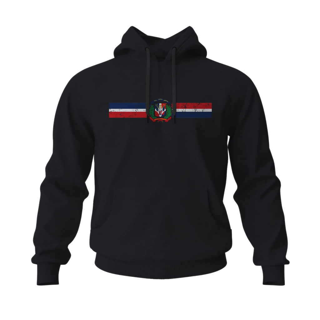 Republica Dominicana Flag and Crest Hoodie