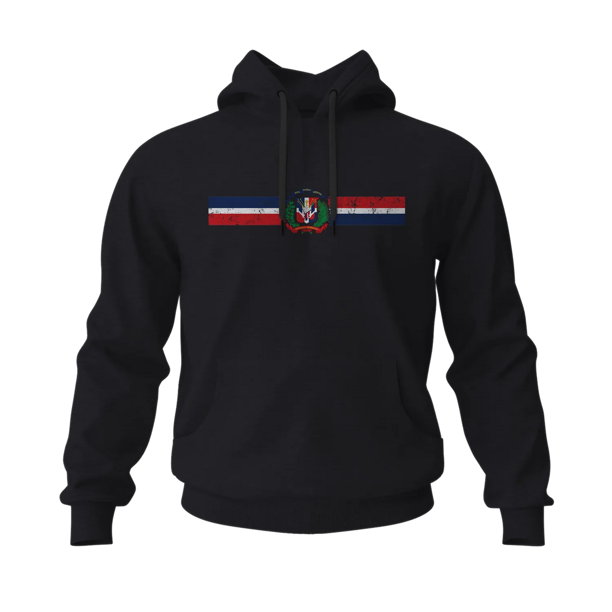 Republica Dominicana Flag and Crest Hoodie
