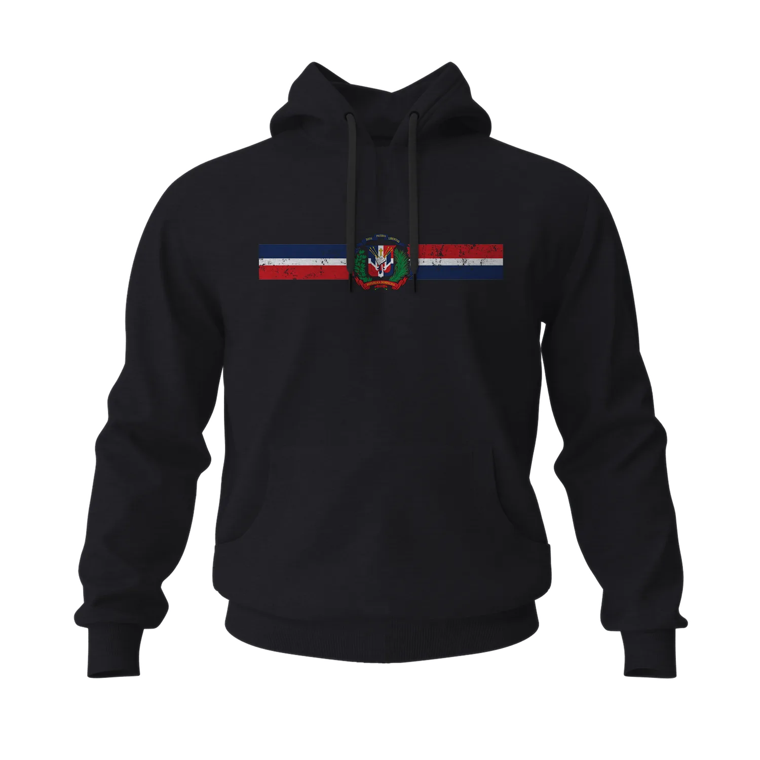 Republica Dominicana Flag and Crest Hoodie