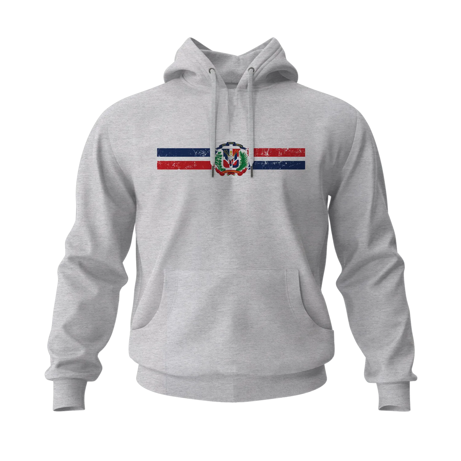 Republica Dominicana Flag and Crest Hoodie