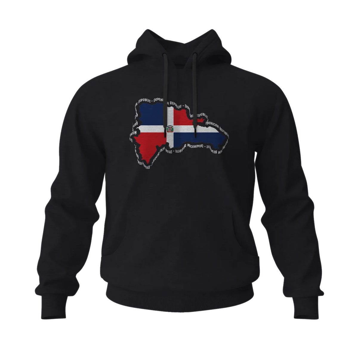 Republica Dominicana Map Hoodie