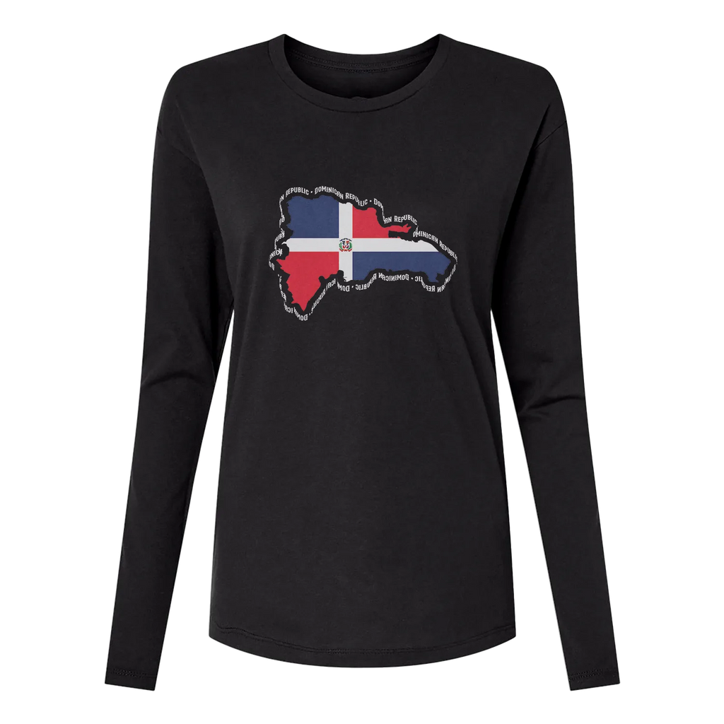 República Dominicana Map Women's T-Shirt
