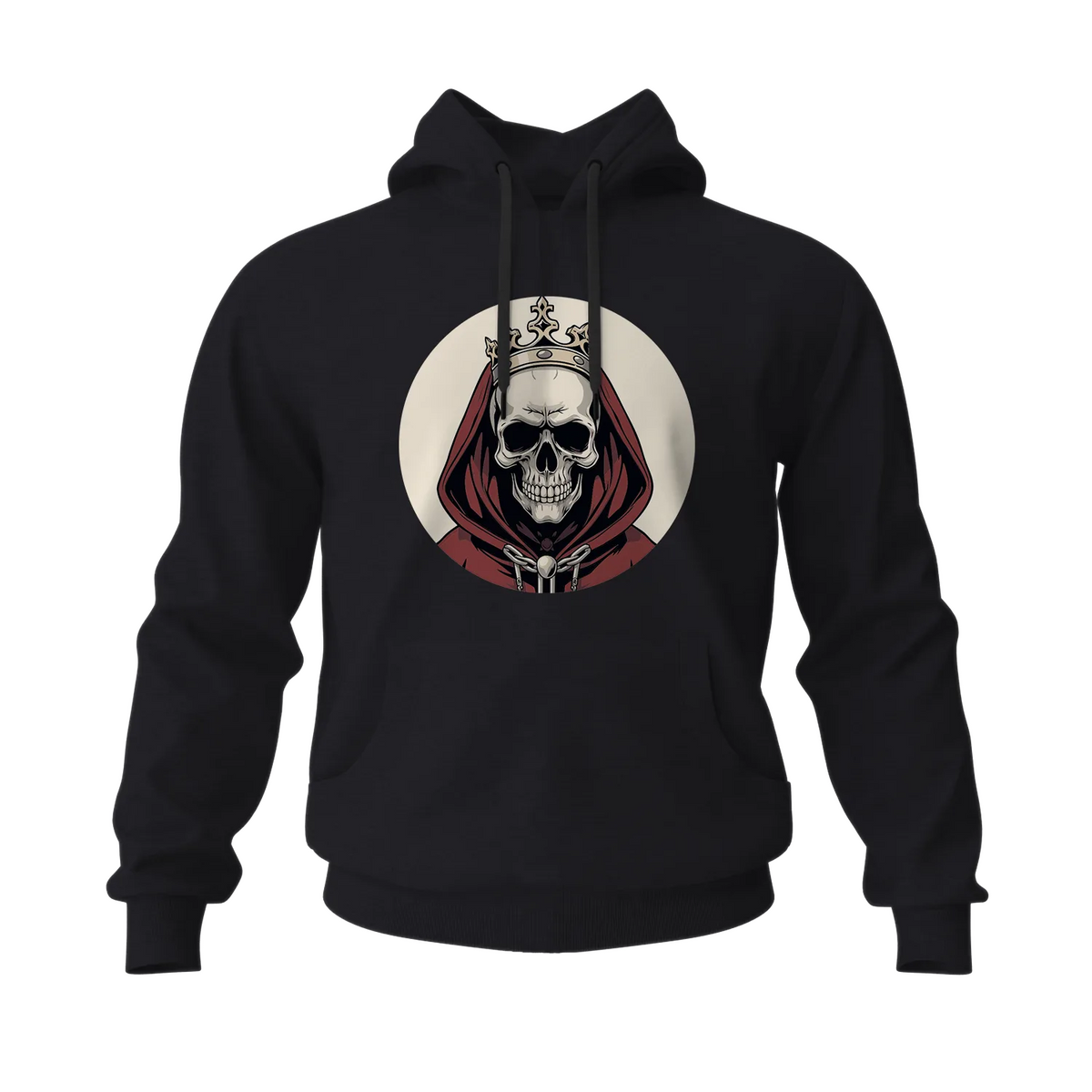 Red Skull King Men's Hoodies