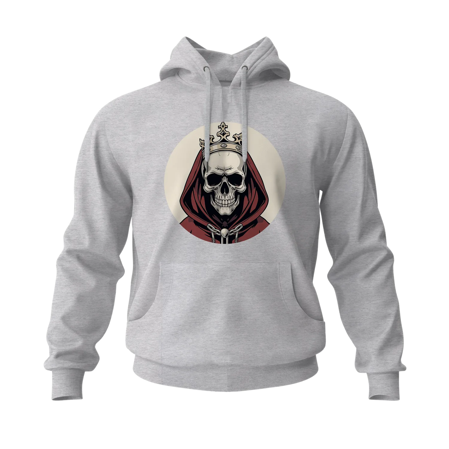 Red Skull King Men's Hoodies