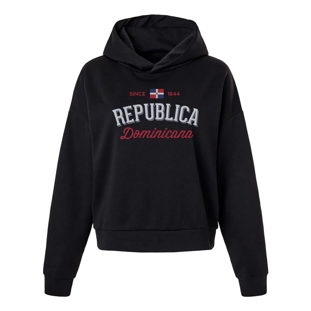 Sudadera con capucha República Dominicana para mujer