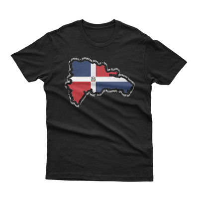 Republica Dominicana Map T-Shirt