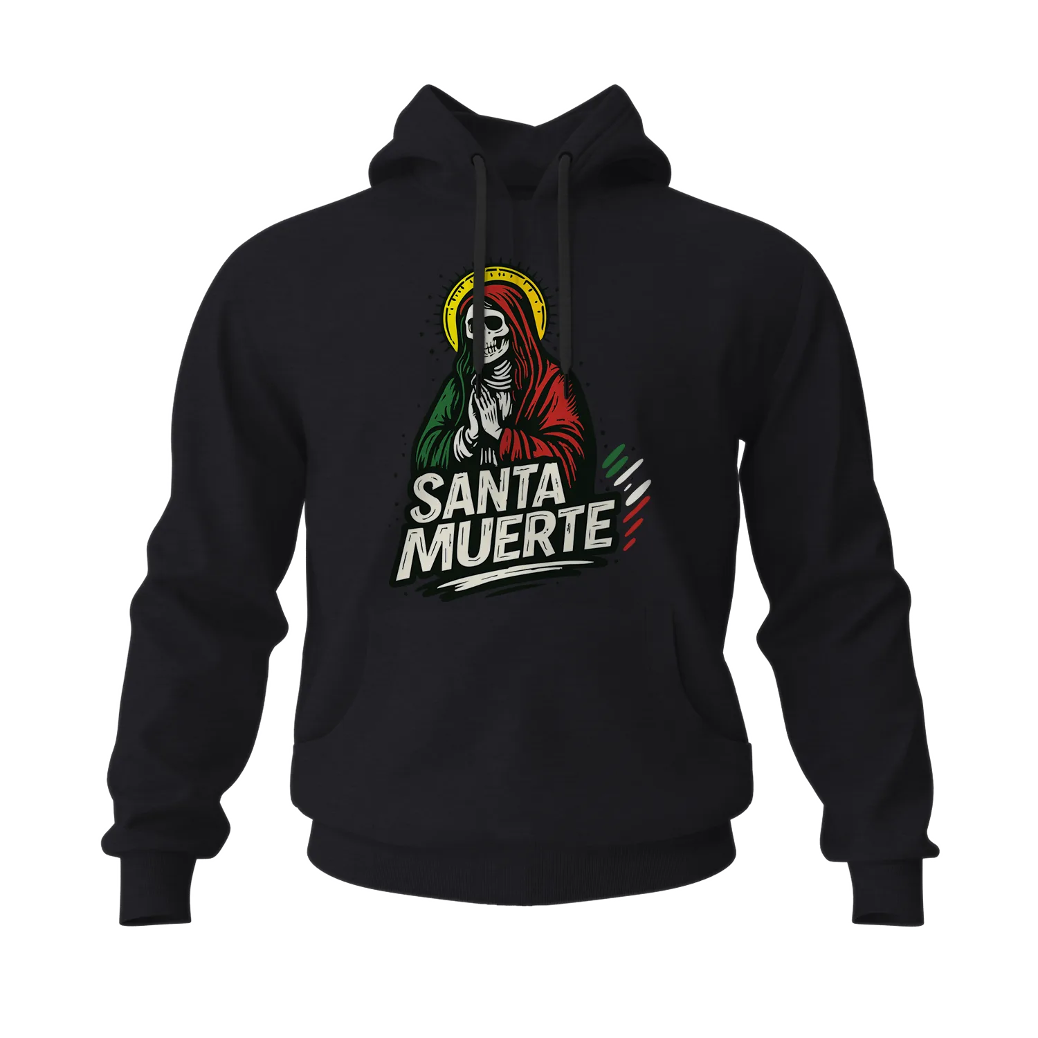 Santa Muerte Men's Hoodies