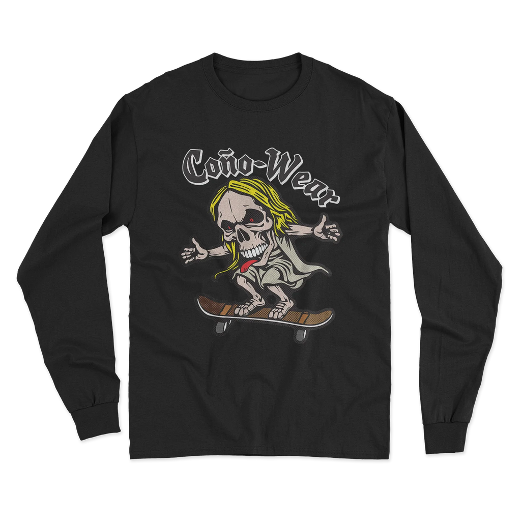 Skate Skull Long Sleeve T-Shirt