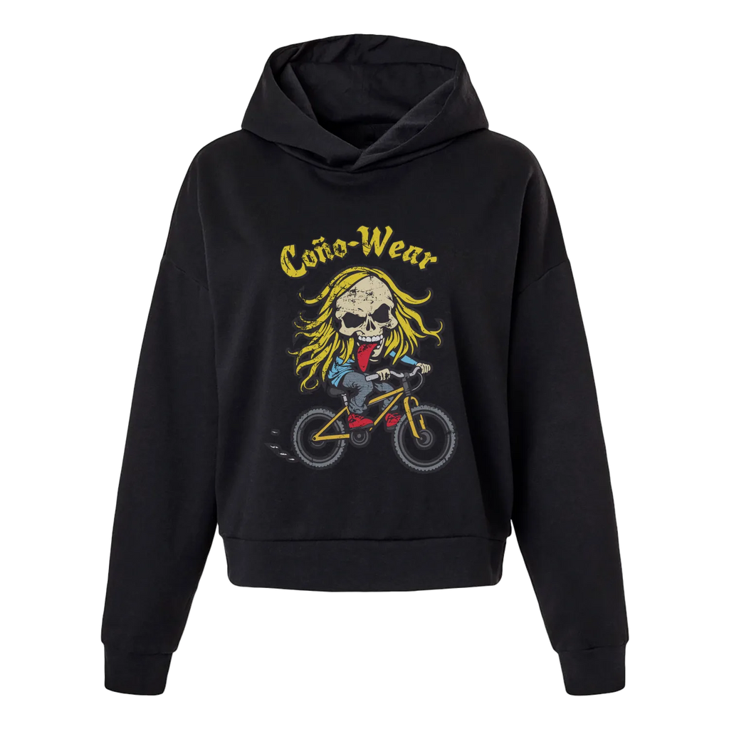 Skull Cyclist Women's Hoodie