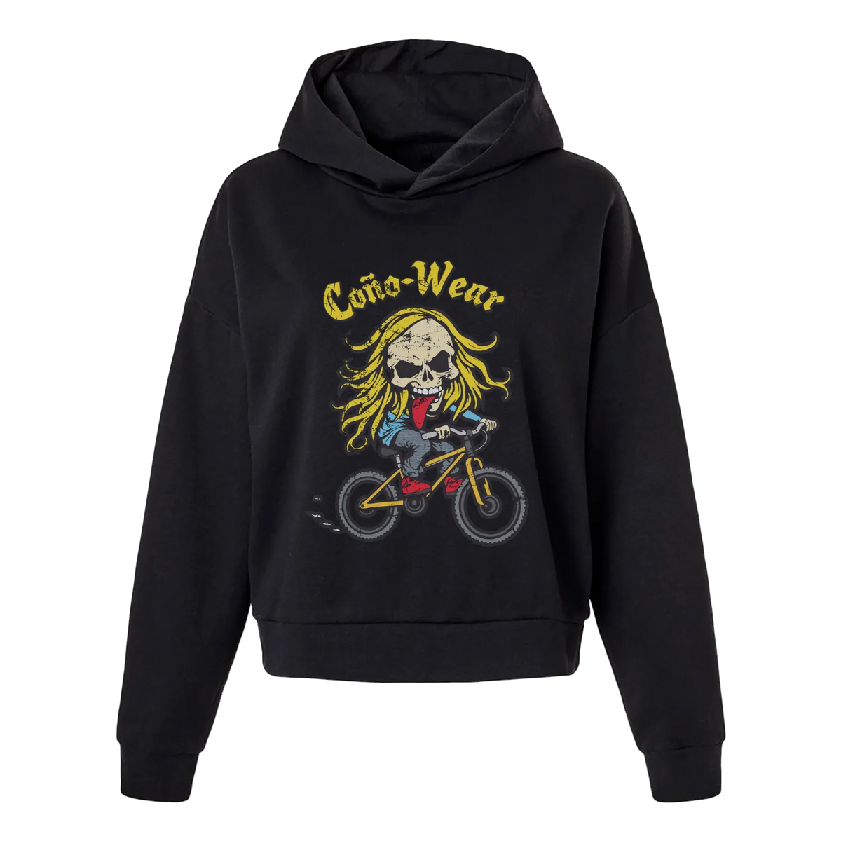 Skull Cyclist Women's Hoodie