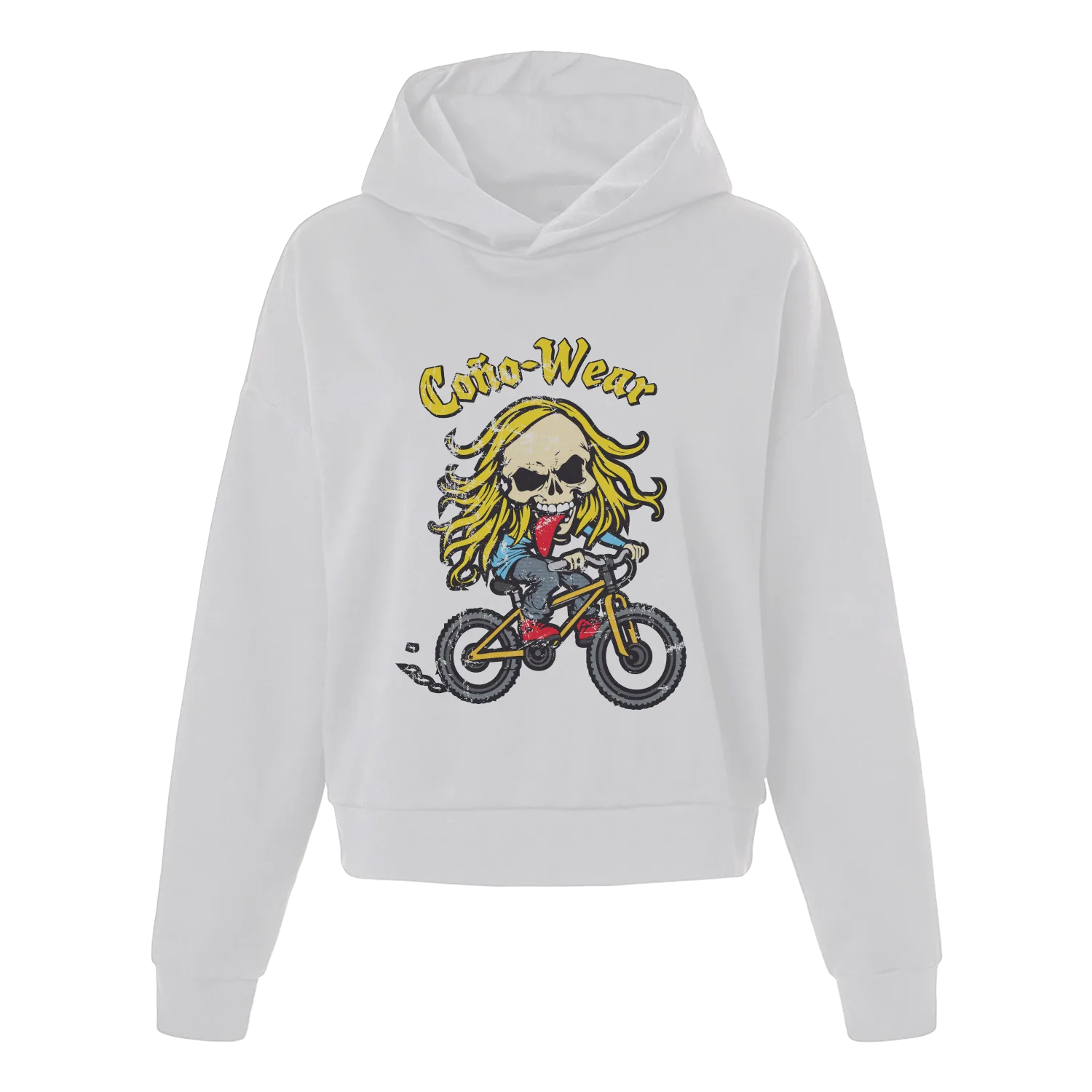 Skull Cyclist Women's Hoodie