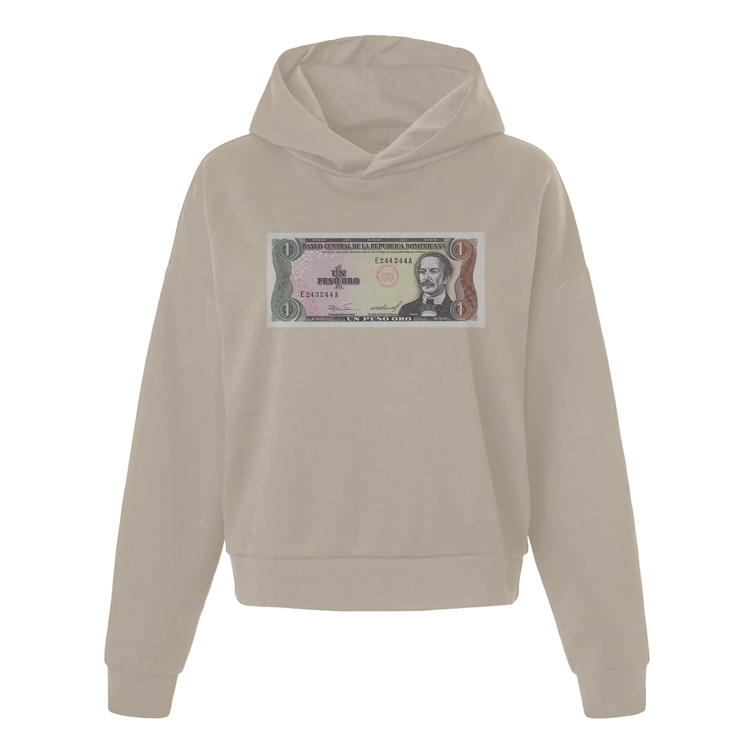 Sudadera con capucha para mujer Un Peso Oro