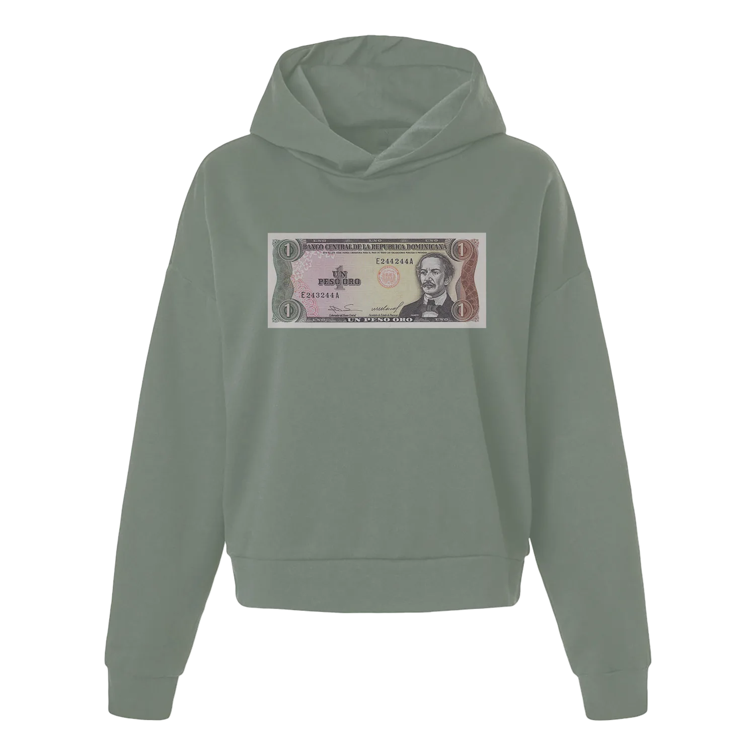 Sudadera con capucha para mujer Un Peso Oro