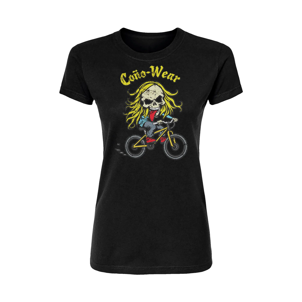 Skull Cyclist Short Sleeve Women's T-Shirt