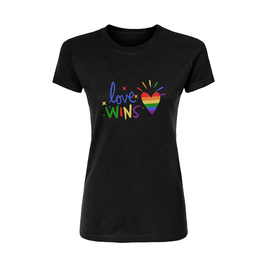 Love Wins Short Sleeve Women's T-Shirt
