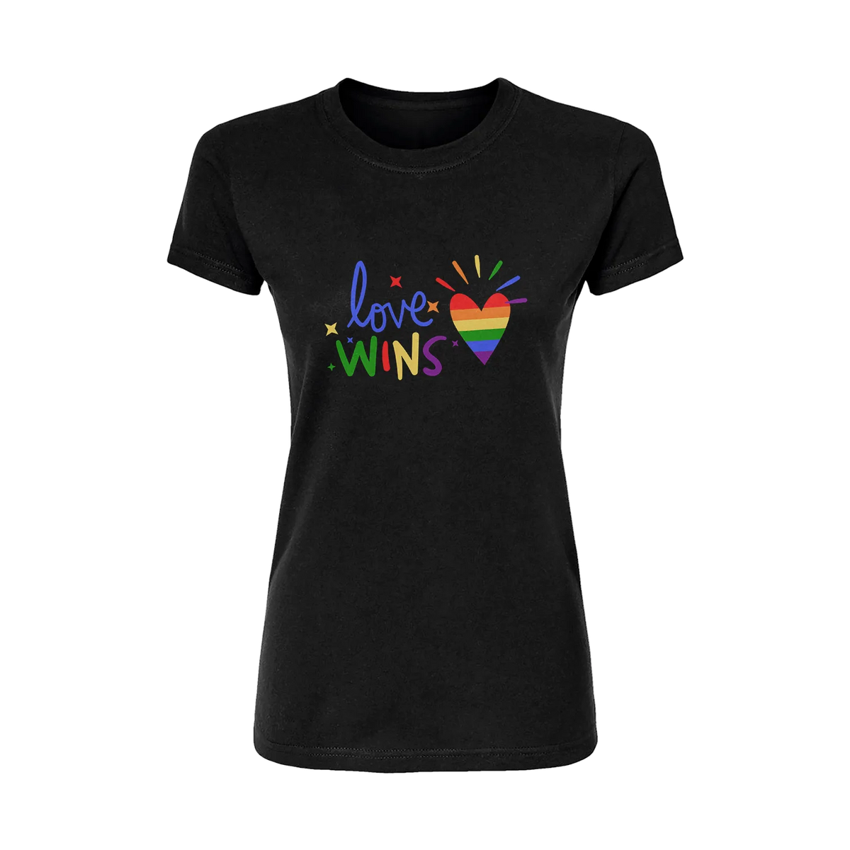 Love Wins Short Sleeve Women's T-Shirt