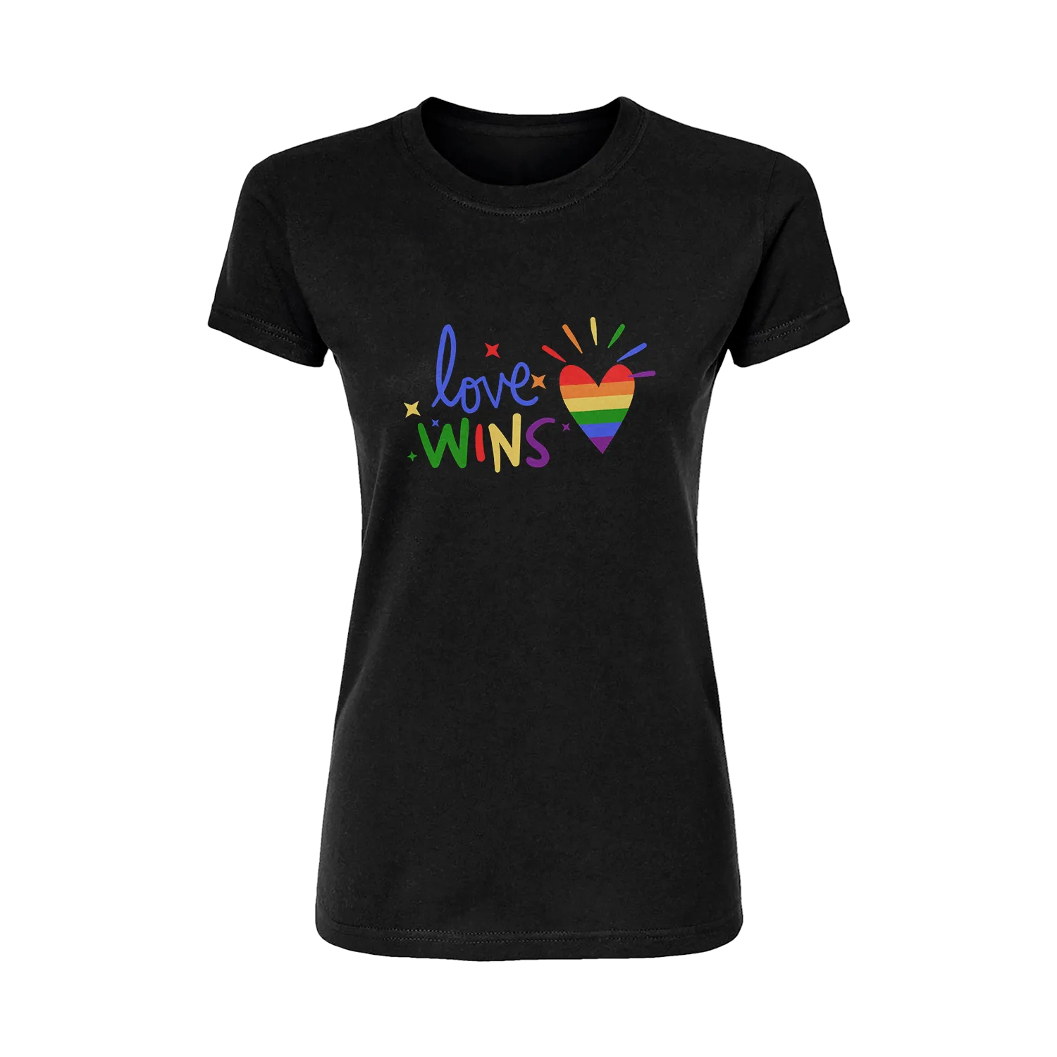 Love Wins Short Sleeve Women's T-Shirt