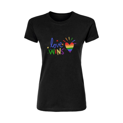 Love Wins Short Sleeve Women's T-Shirt