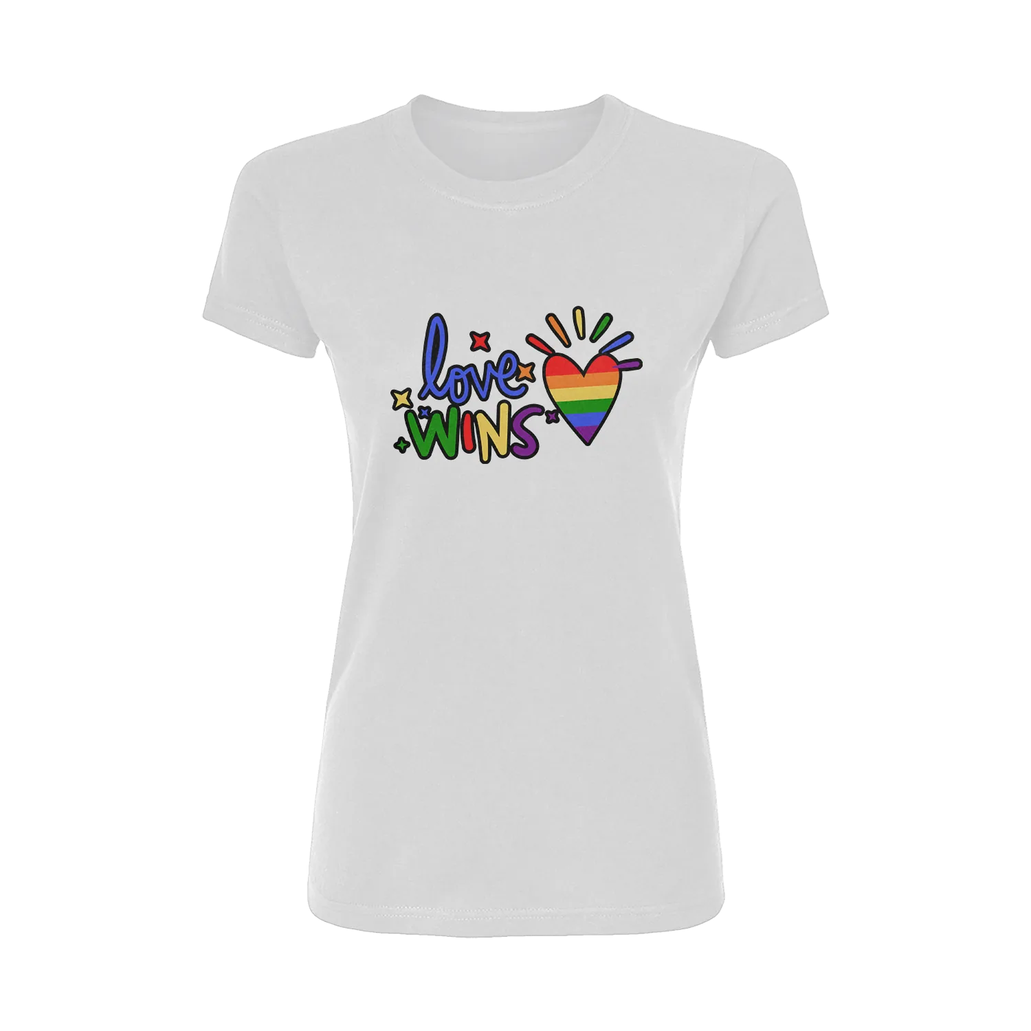 Love Wins Short Sleeve Women's T-Shirt