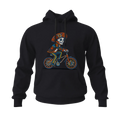 Skull Mariachi en Bici Men's Hoodies