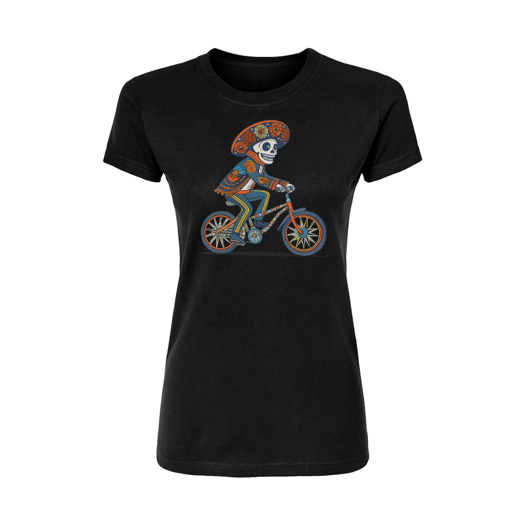 Mariachi en Bici Short Sleeve Women's T-Shirt