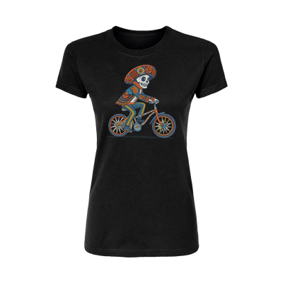 Mariachi en Bici Short Sleeve Women's T-Shirt