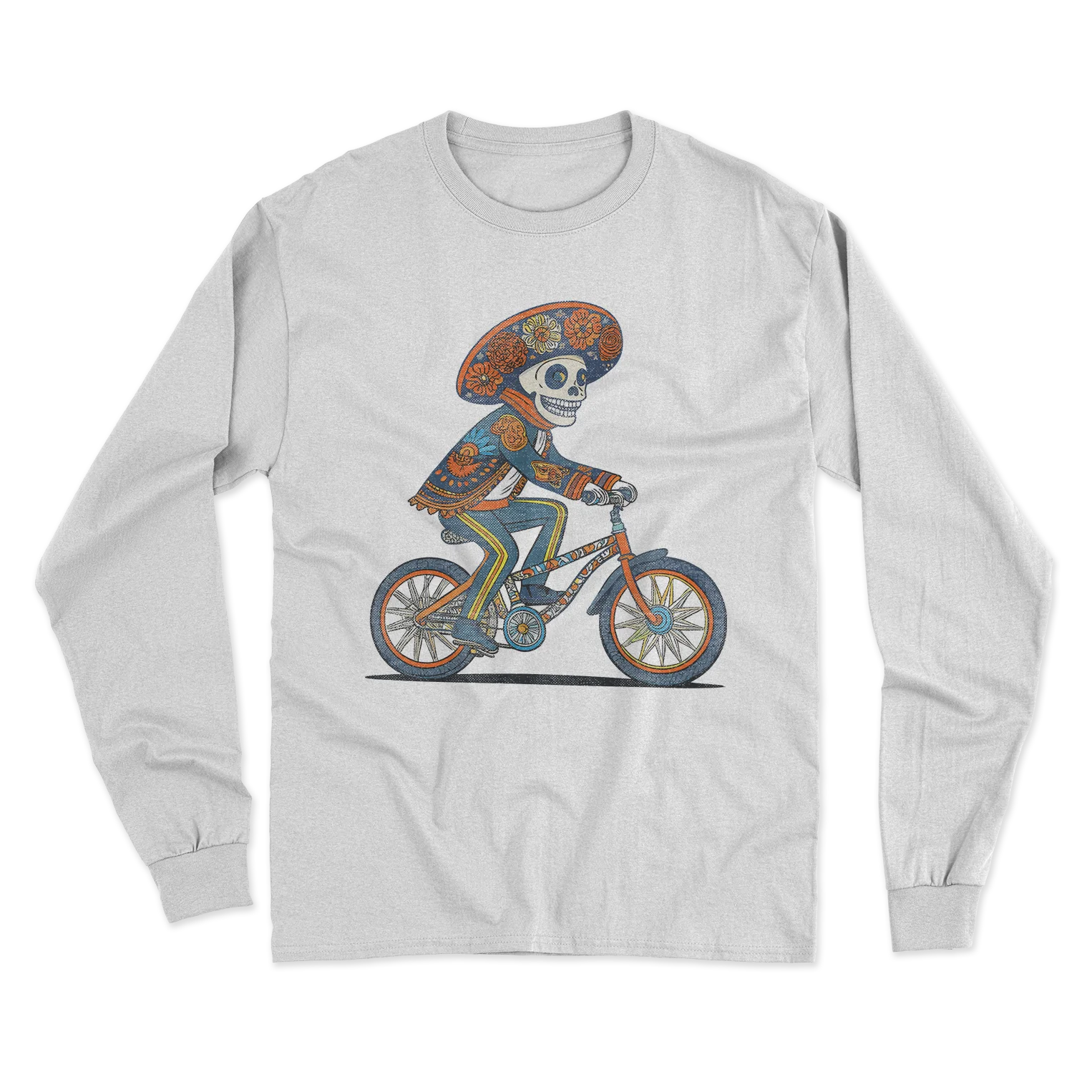 Mariachi en Bici Long Sleeve T-Shirt