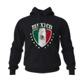 Mexican Flag Shield Men's Hoodies