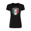 Mexican Shield Flag Short Sleeve Women's T-Shirt