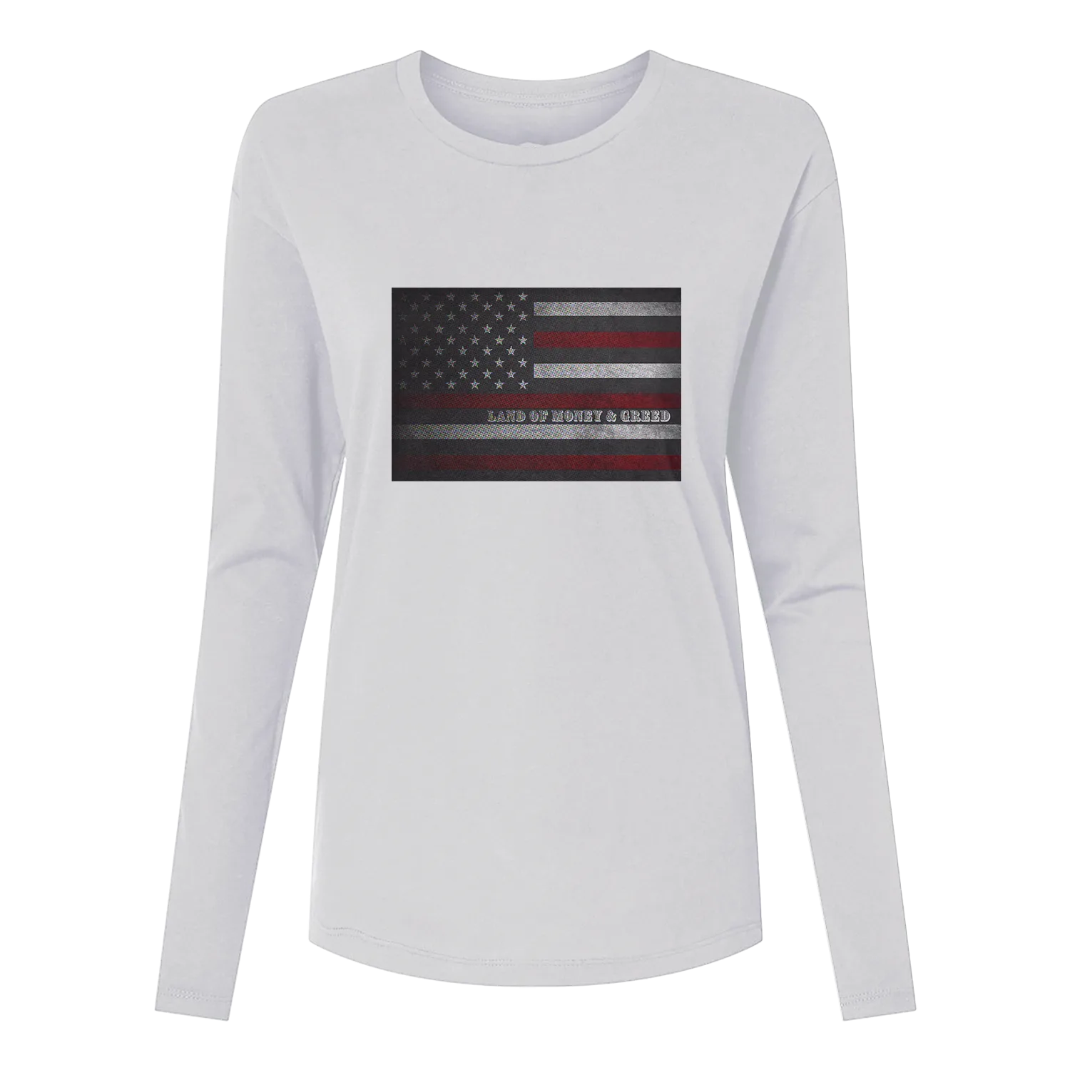 Land of Money and Greed Long Sleeve Women's T-Shirt