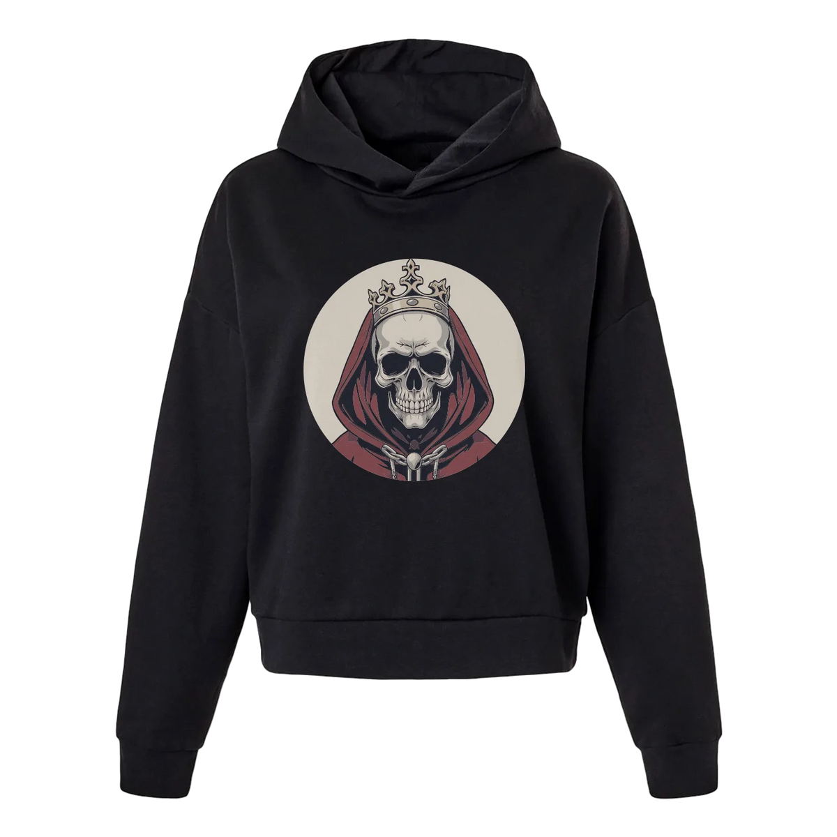 Red Skull King Women's Hoodie