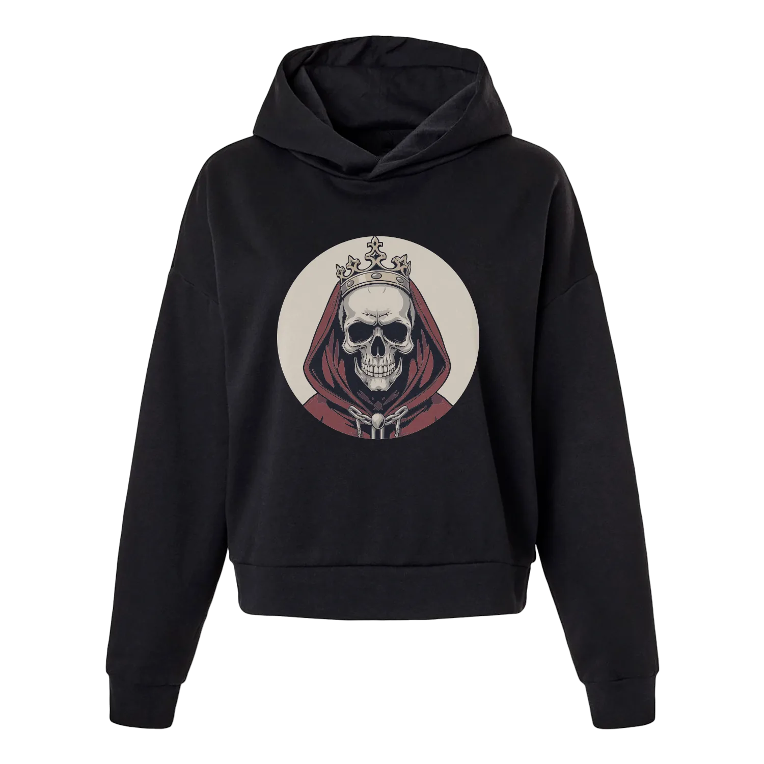 Red Skull King Women's Hoodie