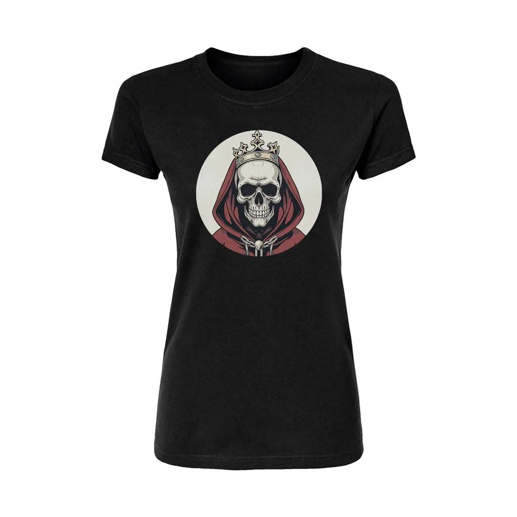 Red Skull King Short Sleeve Women's T-Shirt