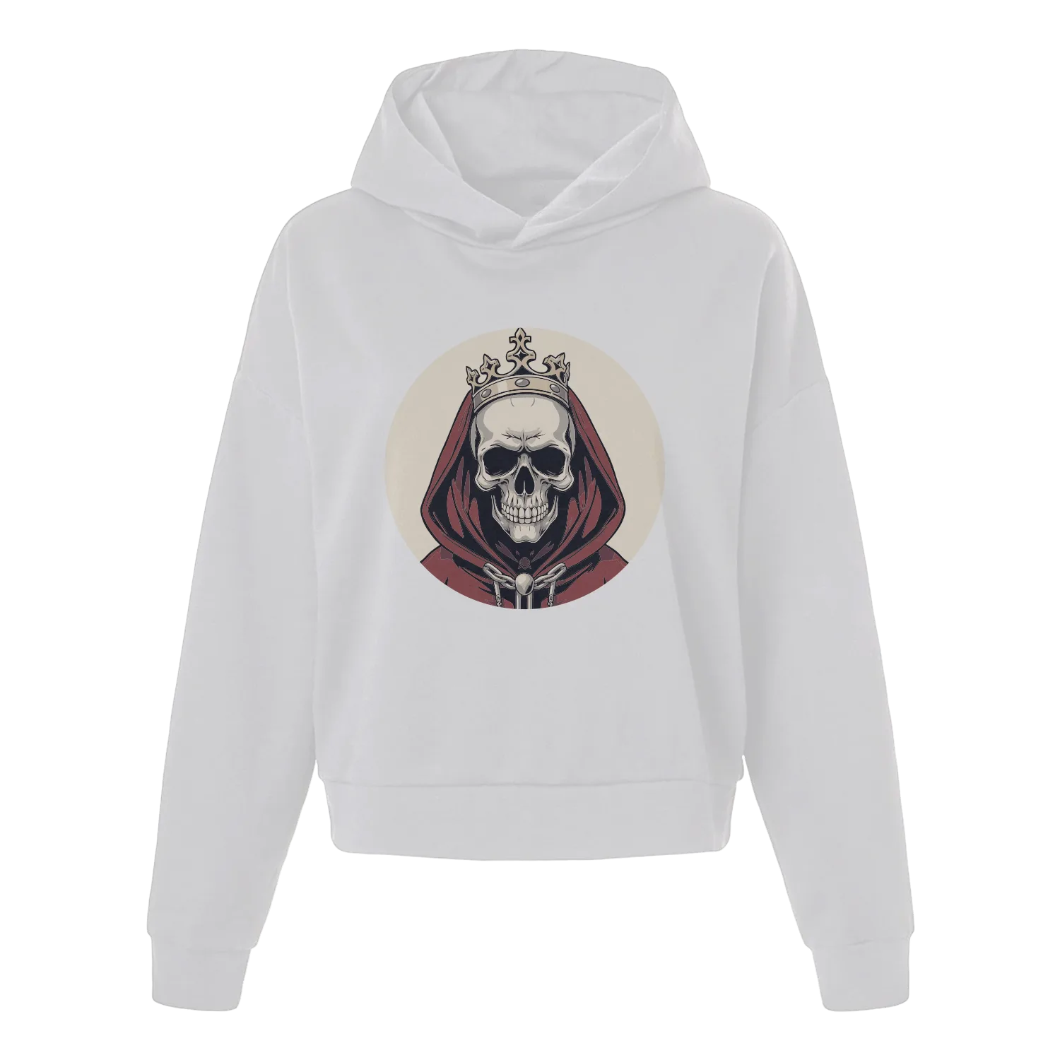 Red Skull King Women's Hoodie