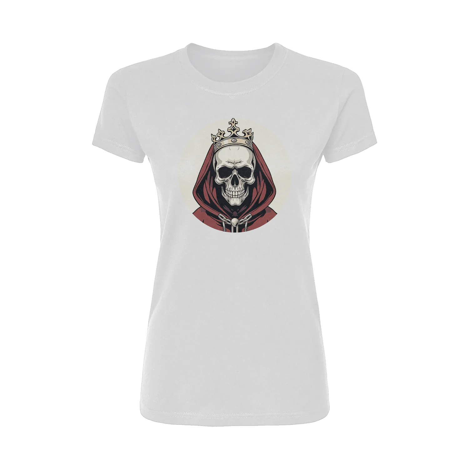 Red Skull King Short Sleeve Women's T-Shirt