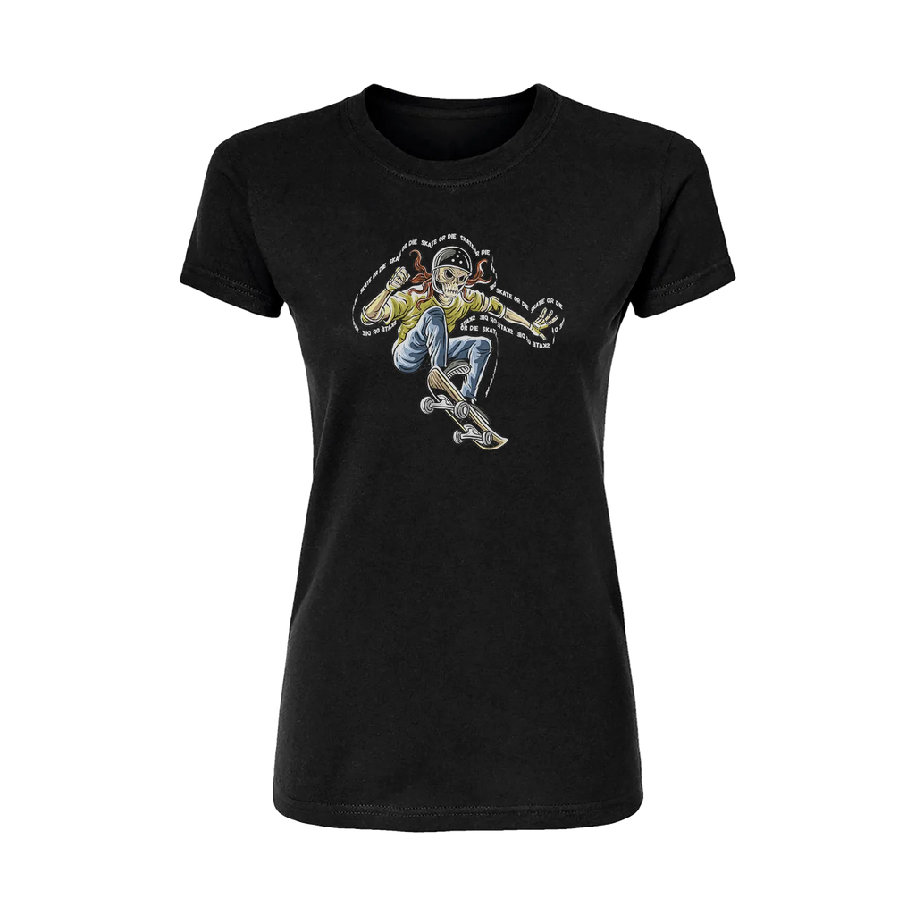 Skate or Die Short Sleeve Women's T-Shirt