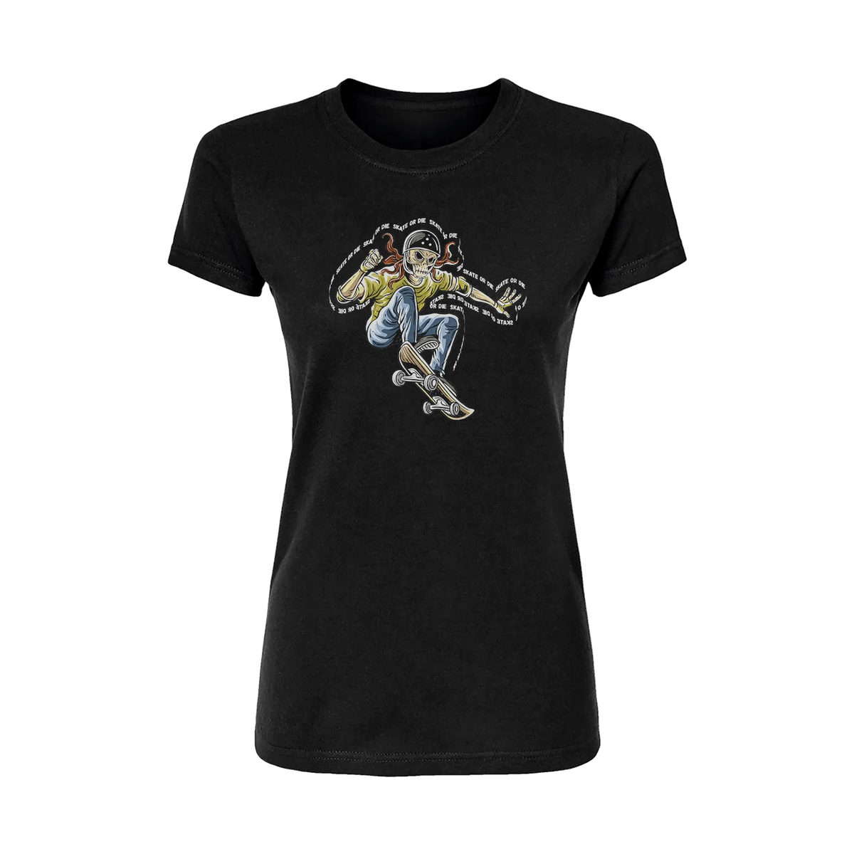 Skate or Die Short Sleeve Women's T-Shirt
