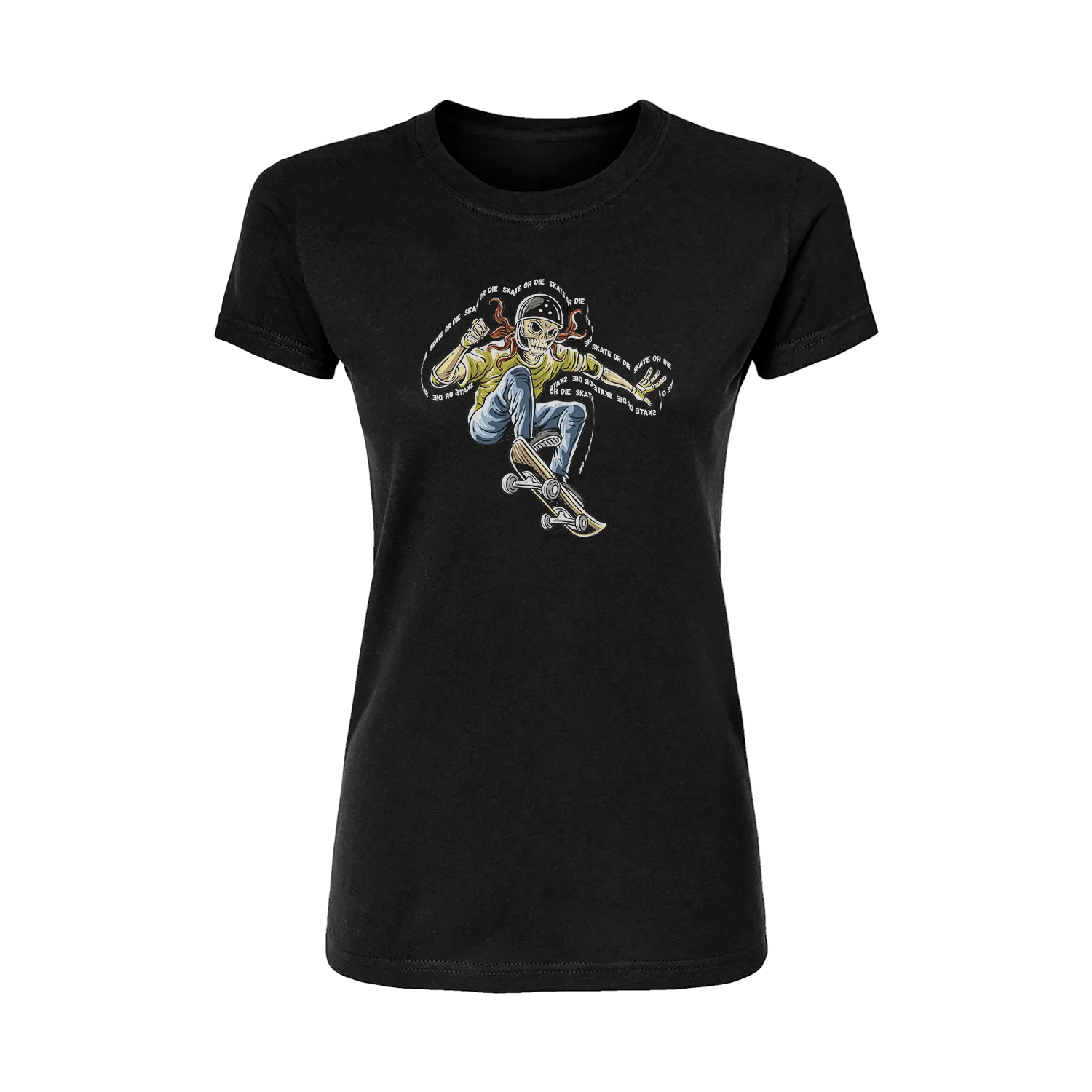 Skate or Die Short Sleeve Women's T-Shirt