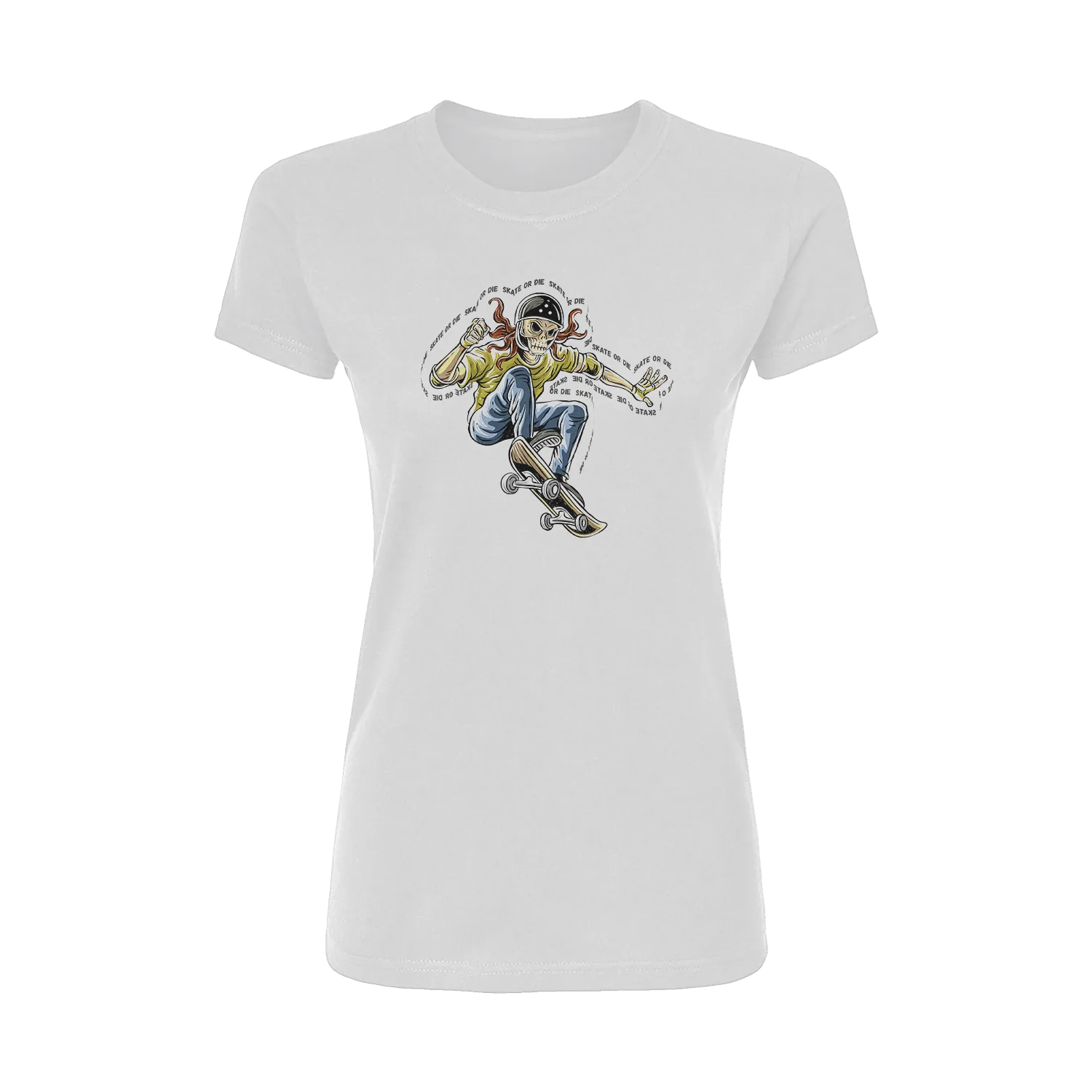 Skate or Die Short Sleeve Women's T-Shirt