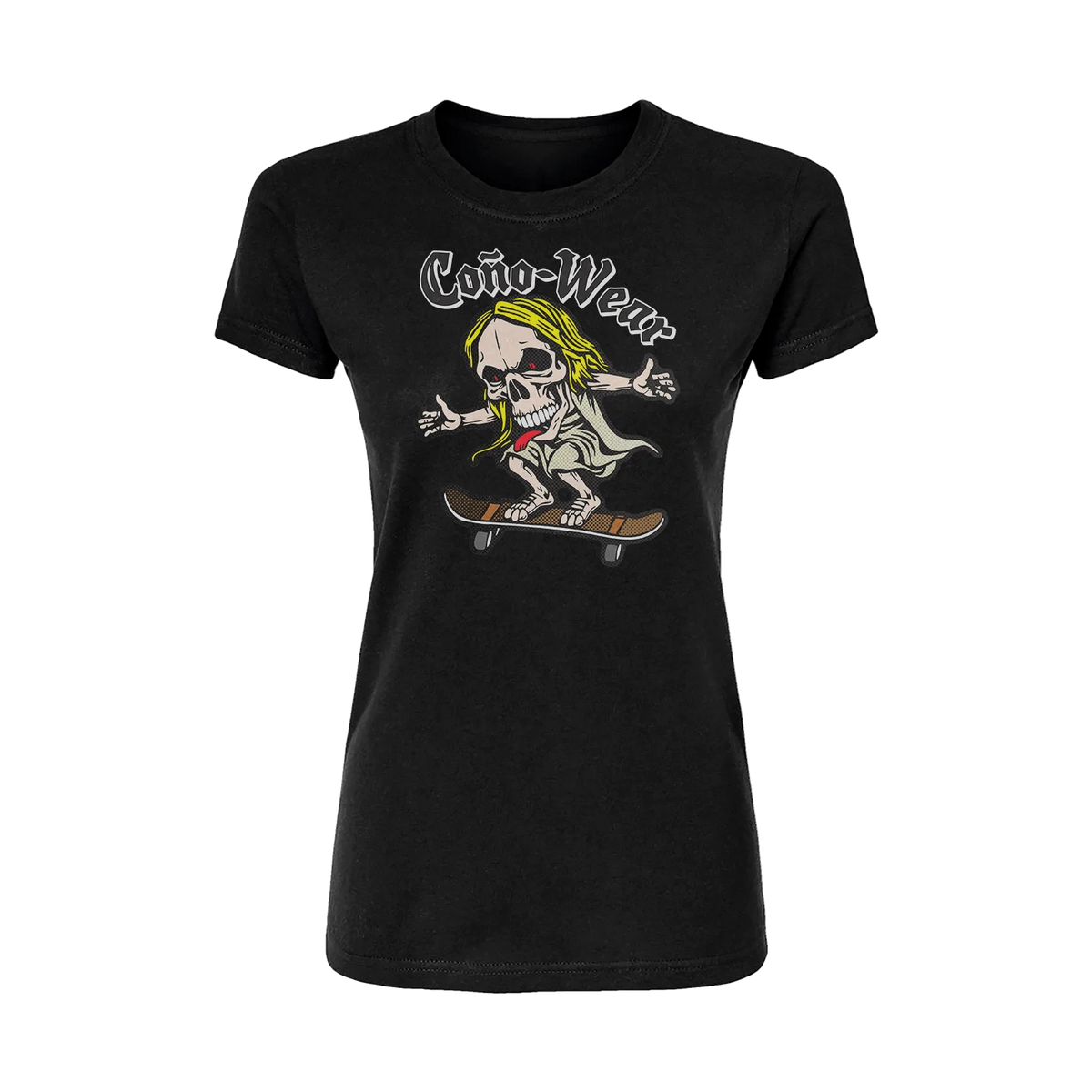 Skate Skull Short Sleeve Women's T-Shirt