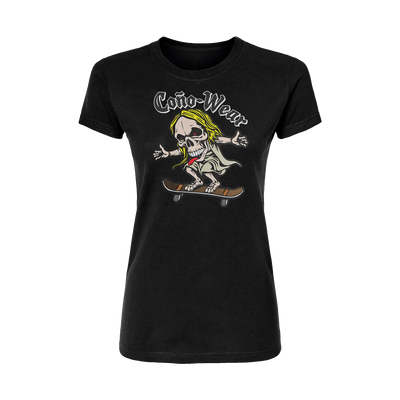 Skate Skull Short Sleeve Women's T-Shirt