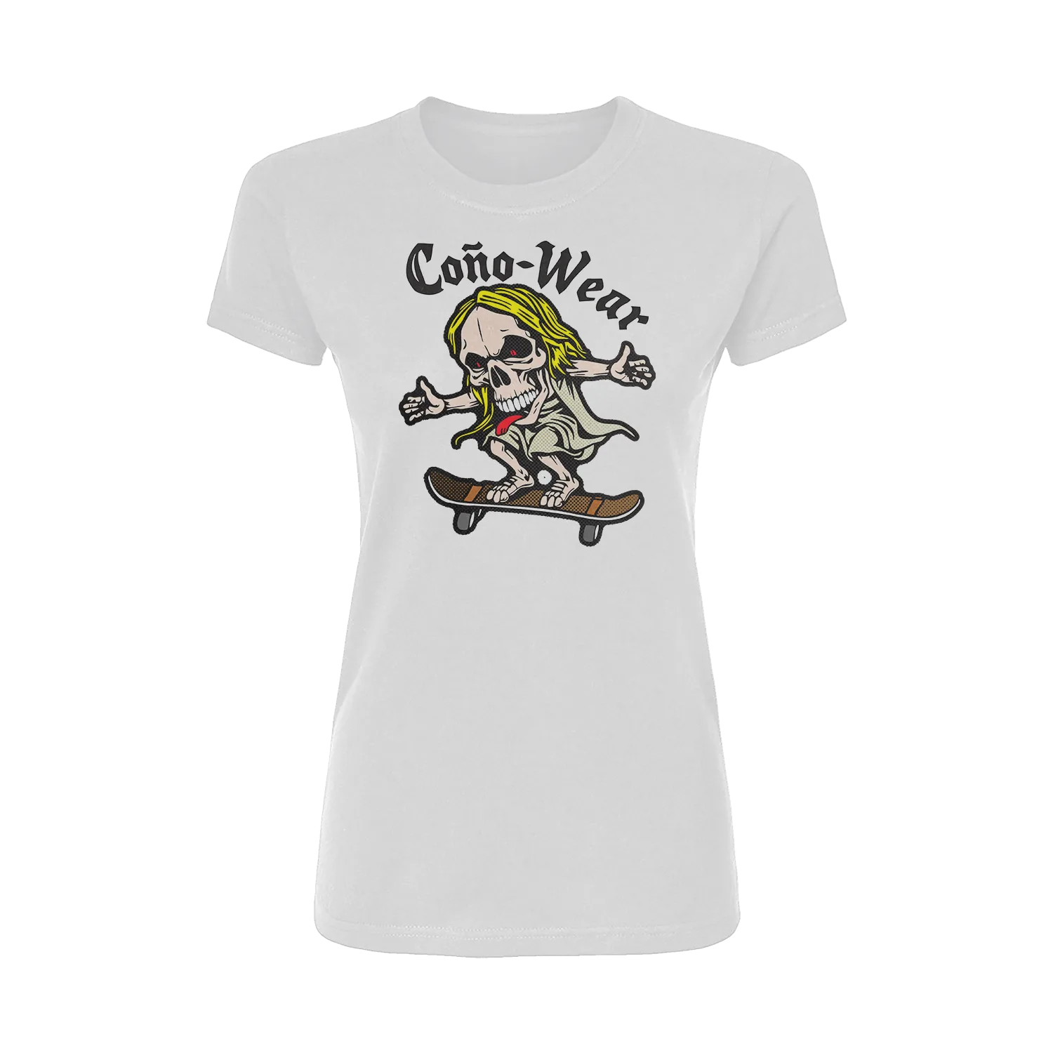 Skate Skull Short Sleeve Women's T-Shirt