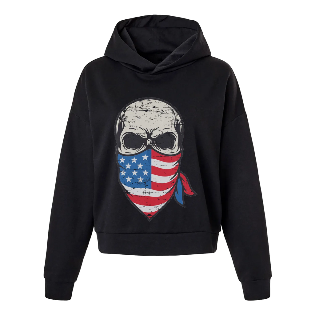 Skull Bandana Women's Hoodie